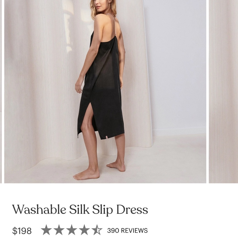 Washable silk nightgown, worn once